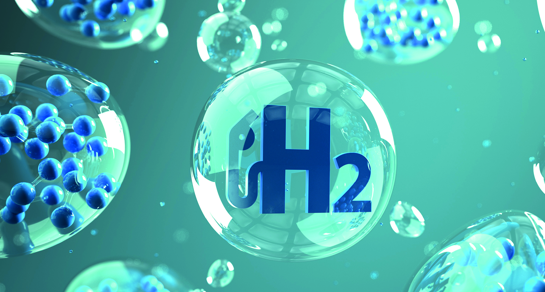 Bild eines Wasserstoffmoleküls